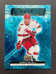 2023-24 Upper Deck Series 1 Dazzlers Blue Martin Necas #DZ-44 Hurricanes